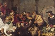 Cornelis de Vos Diogenes searches for a man Sweden oil painting artist